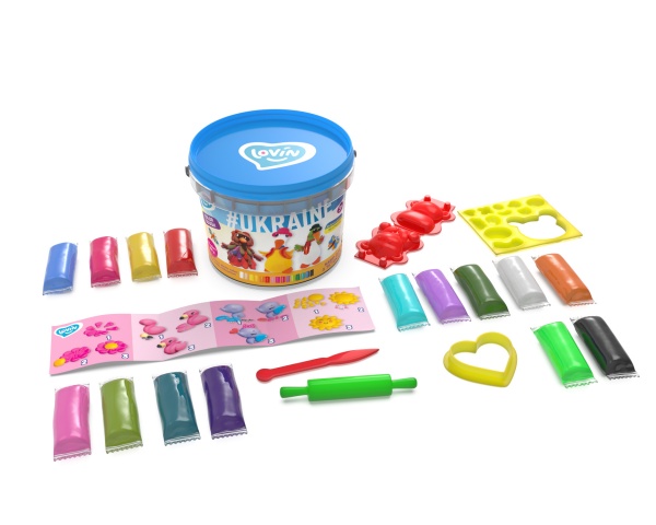 Набор для лепки Lovin #Ukraine 15 цветов 41172