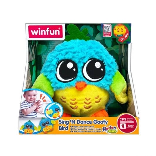 Іграшка музична Winfun Плюшева сова 1146-NL