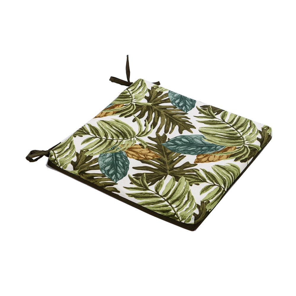 Подушка на стул Ost-Fran 40х40x3 см лонета Tropi Oliva