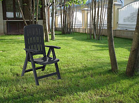 Стул пластиковый Bica Carmen 104x61x59 см графит