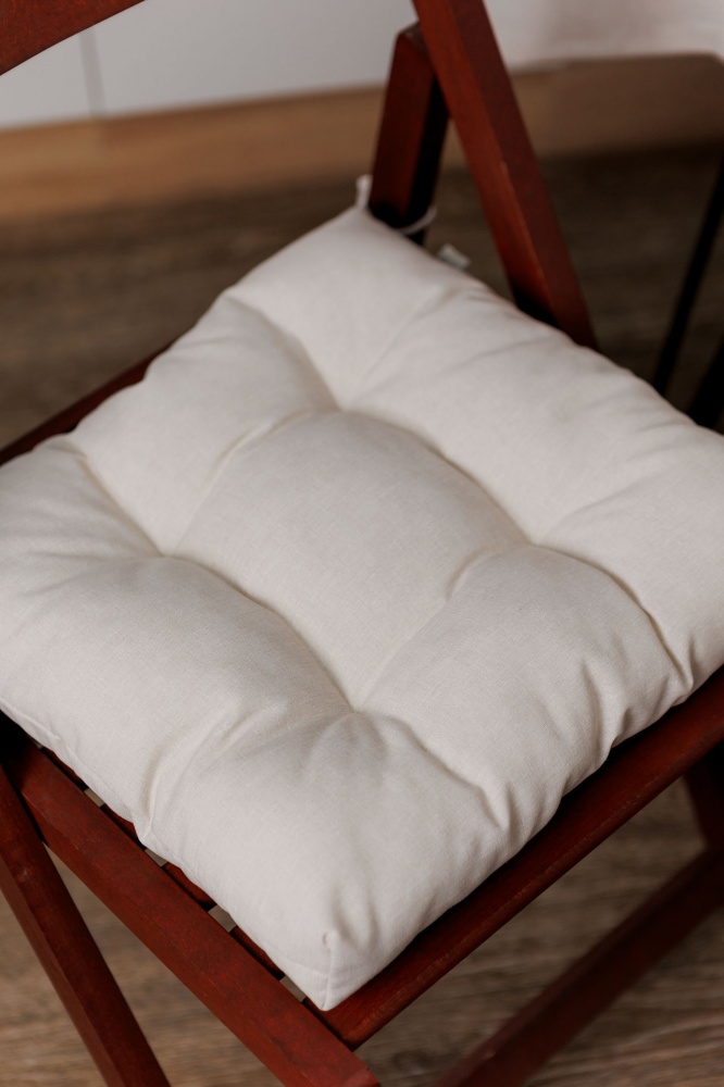 Подушка на стілець Шанталь бежева 40х40 см La Nuit