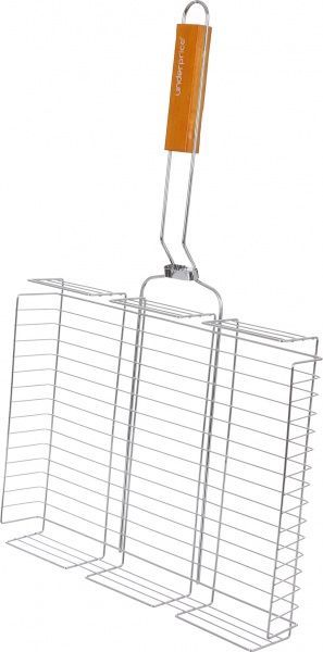 Решетка-гриль UP! (Underprice) объемная хромированная 63х41х5,5 см №671308