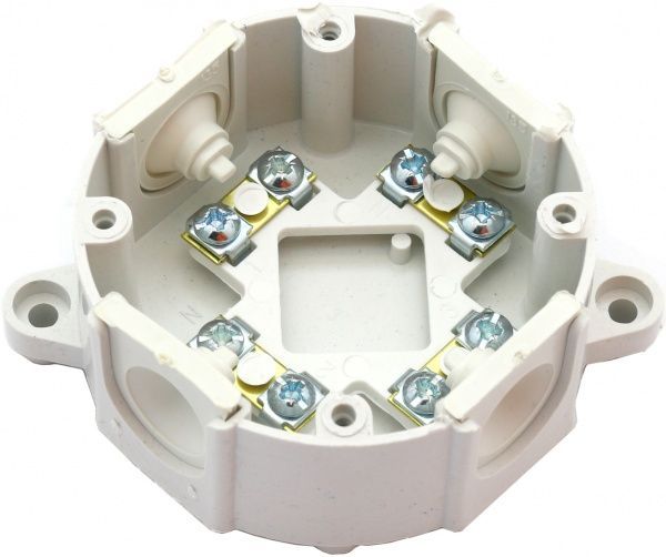 Коробка розподільча  Simet 85x85x40 IP44 з клемами 4x2,5 поліпропілен PH