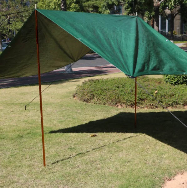 Тент Agreen 200 г/кв. м, 6x8 м темно-зелений