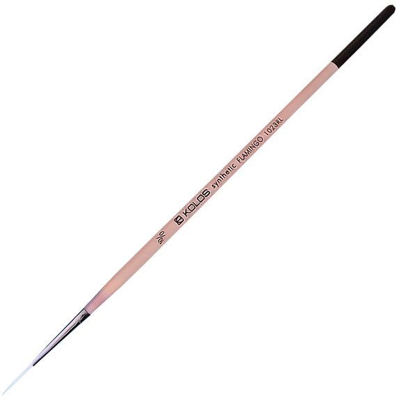 Кисть синтетика лайнер Flamingo 1023RL № 10/0 Kolos 