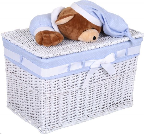 Кошик плетений з текстилем Tony Bridge Basket дитяча 60х40х40 см JM13-2TK-1 