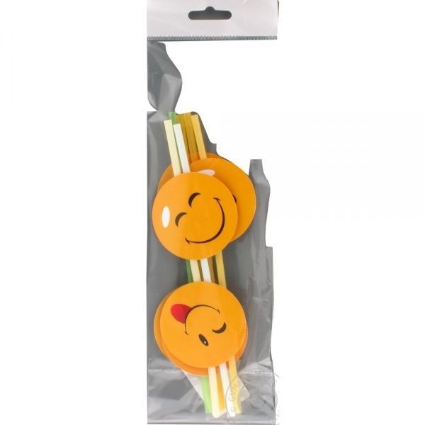 Трубочки для коктейлів Смайл Свято мрій 6 шт. 