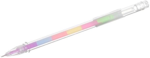 Ручка гелевая Радуга серая 