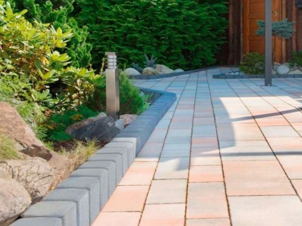 Палисад квадрат 100x300 мм серый Моноліт-Брук 