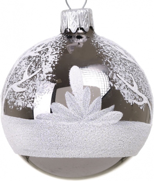 Шар новогодний мульти d 60 мм в ассортименте