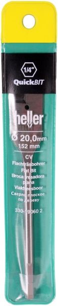 Сверло по дереву перовое Heller 20x152 мм 20 мм 19060