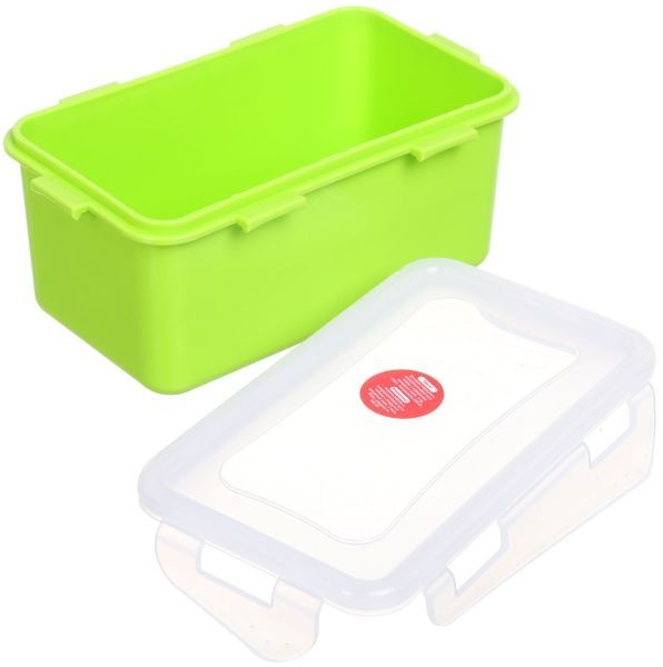 Контейнер Фиеста 650 мл прямоугольный оливковый Алеана