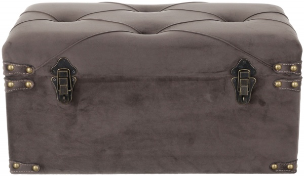 Скриня-пуф Велюр мокко 57х30х29 см 