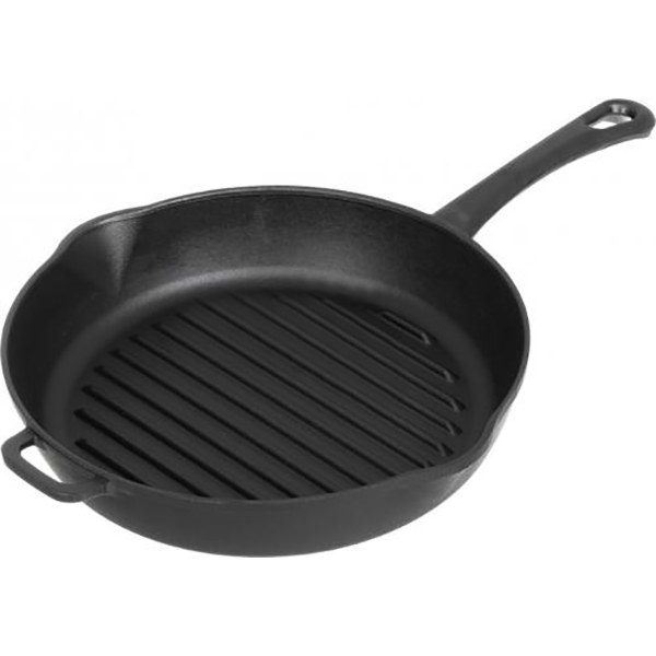 Сковорода-гриль круглая чугунная 26 см 1126 Biol