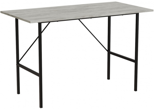 Стіл Time Тайм 1200x600x16 мм урбан лайт/чорний 