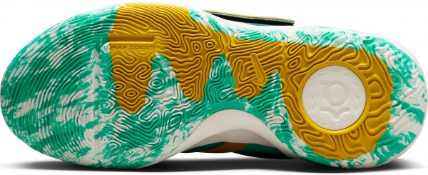 Кроссовки Nike KD TREY 5 X DD9538-300 р.45 зеленый