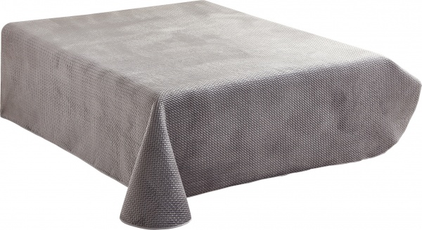 Покрывало Basic 3D Velvet 160x220 см La Nuit серый 