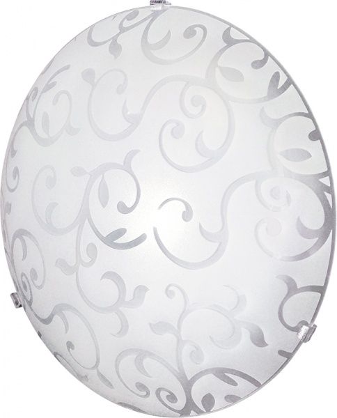 Светильник настенно-потолочный Геотон НББ 01-60-892 24576 1x60 Вт E27 белый с рисунком 