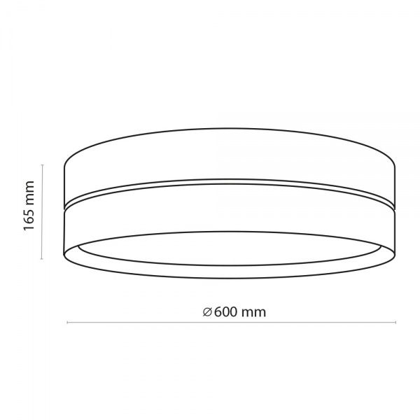 Светильник потолочный TK Lighting Hilton 4x60 Вт E27 белый/серебро 4179 