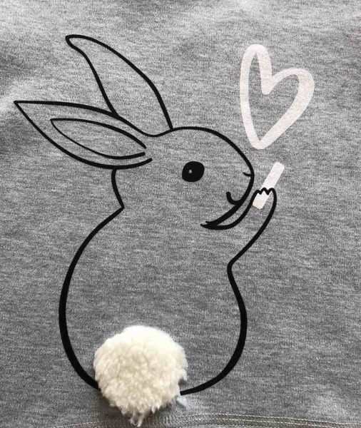 Джемпер Roksana 1067/22005 Зайчик р.98-104 серый 