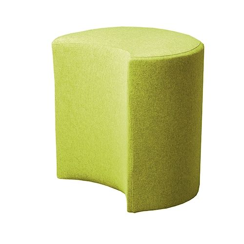 Пуф Марбет Півмісяць 400x400x240 мм Malaga №15 оливковий 