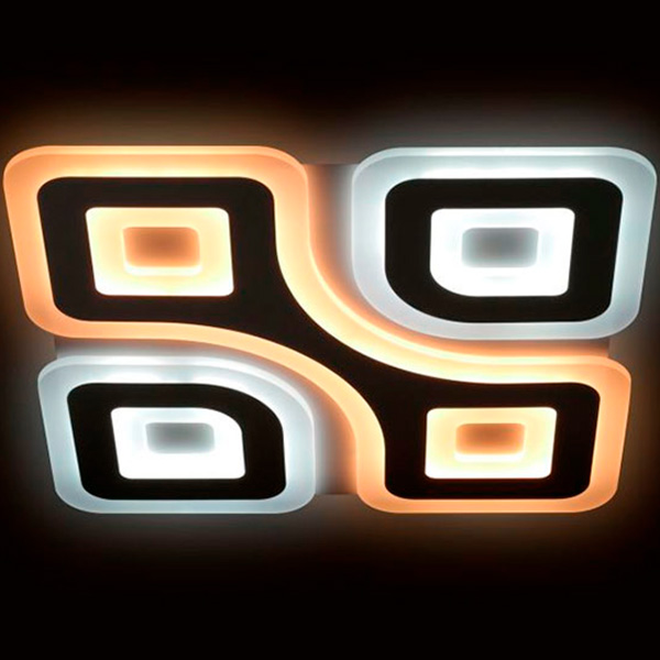 Люстра светодиодная Светкомплект ACRYLIC 08S RGB WH RC с пультом ДУ 110 Вт белый 