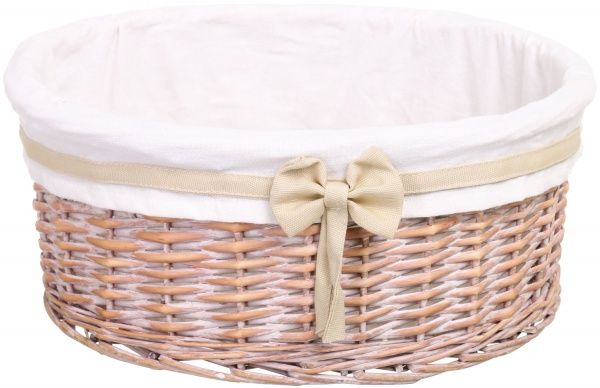 Корзина плетеная с текстилем Tony Bridge Basket детская 42x34x18 см HQ10-073-3 