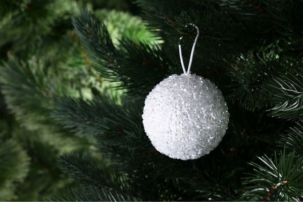 Шар пенопластовый d80 0963 белый