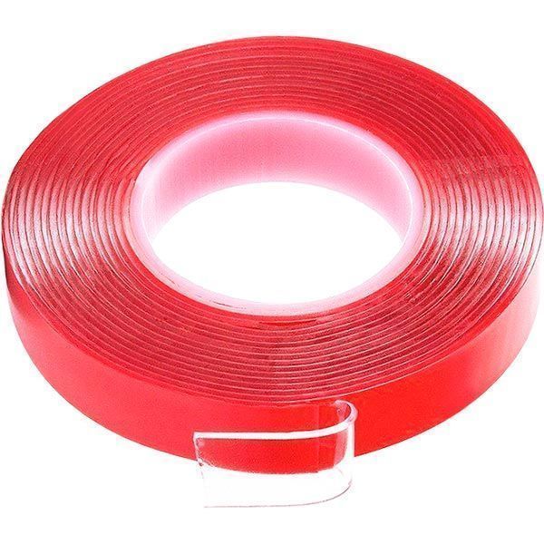 Монтажна двостороння стрічка PROзапас 6 мм x 2 м прозора PZ1100-6-2,0