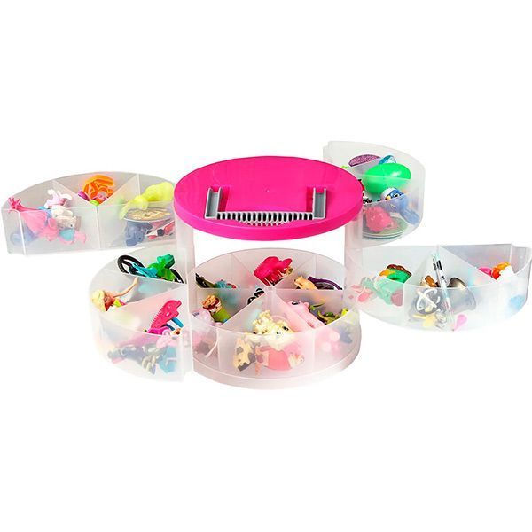 Контейнер-органайзер пластиковая Heidrun 700_рожевий Diy Mix 180x200x200 мм