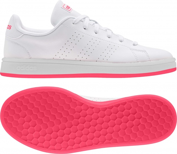 Кроссовки Adidas ADVANTAGE BASE FW0987 р.EUR 40,5 белый