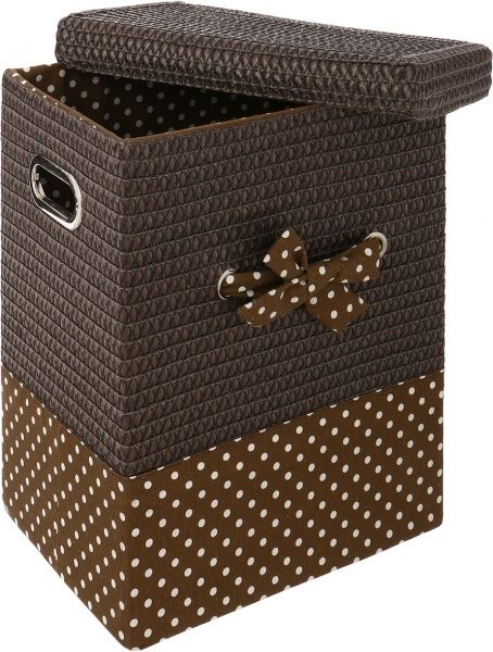 Кошик плетений з текстилем 36x27x45 см DSA16-7AB-2 