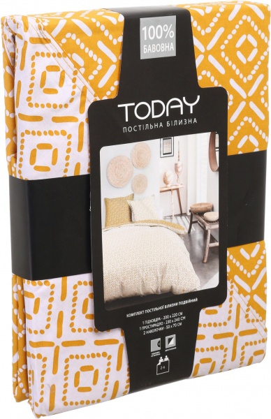 Комплект постільної білизни Evron 2.0 коричневий Today 