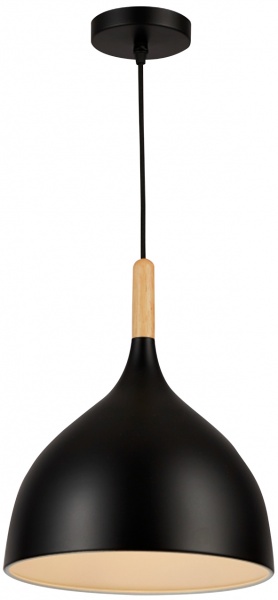 Светильник подвесной Hopfen TN 1 PD L BK 1x40 Вт Е27 черный 