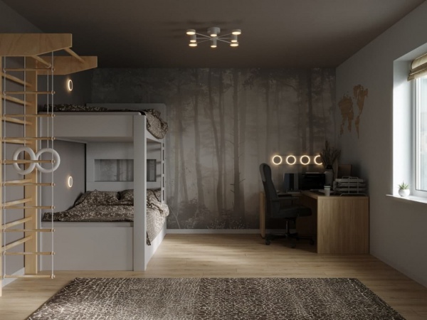 Люстра светодиодная Victoria Lighting с пультом д/у 77 Вт белый Otis/PL8 white 