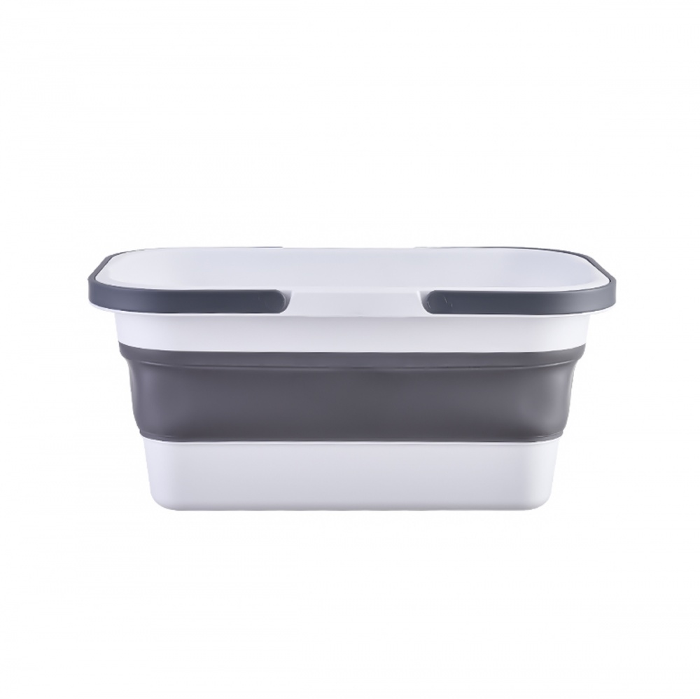 Відро звичайне MVM BIN-19 16 л сірий/білий