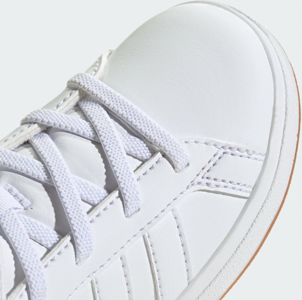 Кроссовки детские демисезонные Adidas GRAND COURT MID K JR0803 р.35,5 белые