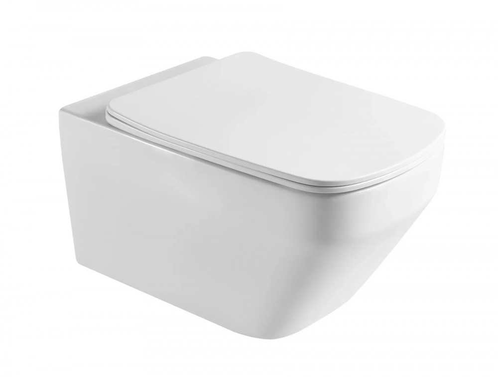 Унитаз подвесной Imprese SKALA TWIST NEW, 55*37*33см, сиденье Duroplast SLIM slow-closing