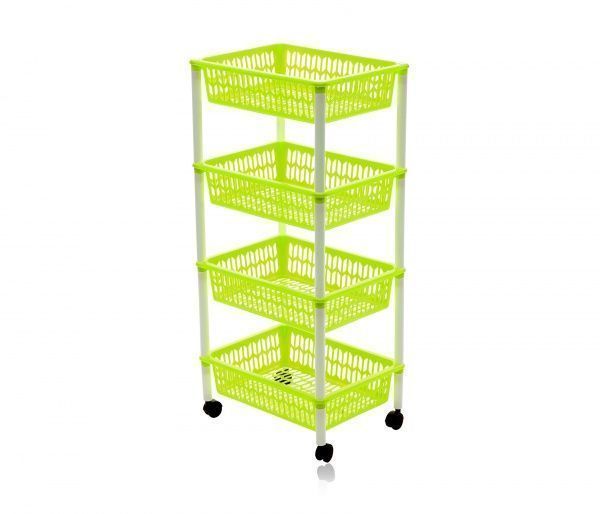 Этажерка пластиковая Heidrun 1564 Baskets 4 яруса 890x300x400 мм