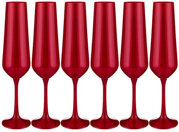 Набор бокалов для шампанского Sandra, 200 мл 6 шт. Bohemia