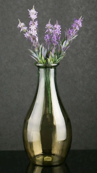 Ваза стеклянная желто-золотая BOT.LISBOA N.1 40 см San Miguel