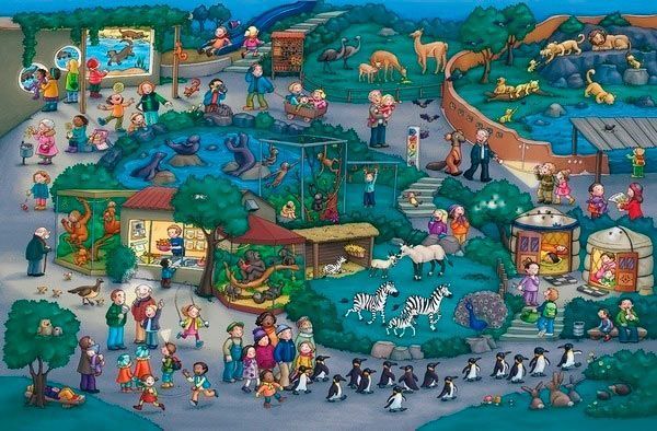 Книга Каролин Гертлер «Міні Зоопарк! Віммельбух» 978-617-739-567-5