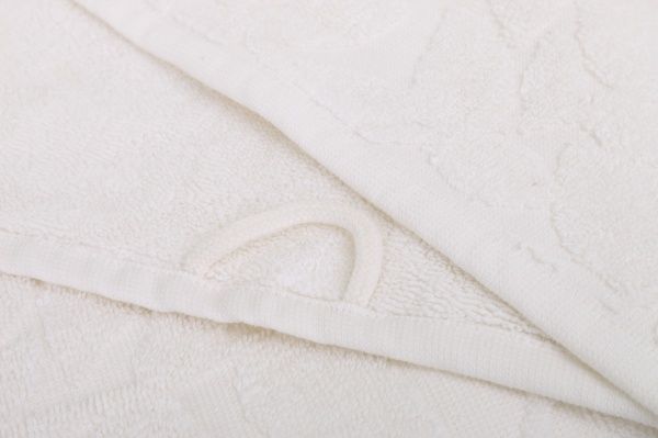 Полотенце Leaf 70x140 см айвори ABC 