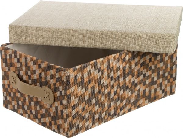 Ящик текстильный Natural House FBC03-M із кришкою 160x250x360 мм