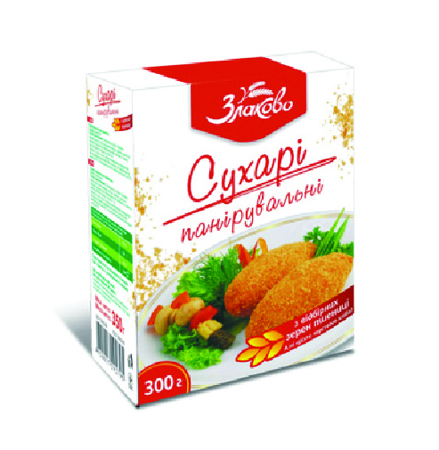 Сухарі панірувальні Злаково 300 г