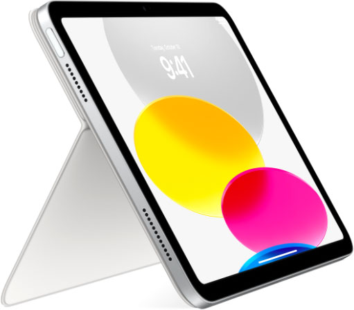 Чохол-клавіатура Apple Magic Keyboard Folio iPad (10th generation) - Ukrainian white (MQDP3UA/A) 