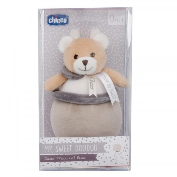 Игрушка музыкальная Chicco Медвежонок Doudou 09618.00