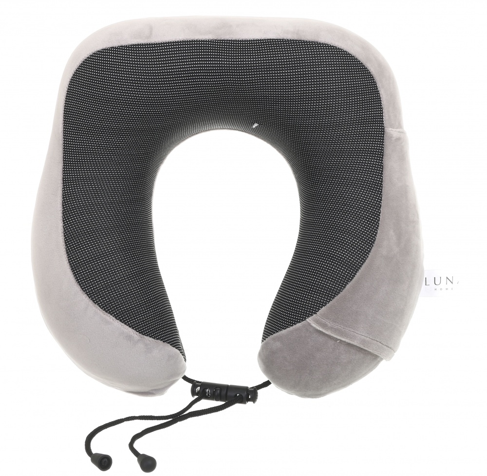 Подушка для подорожей з ефектом пам'яті Tillie Luna 25x28 см сірий