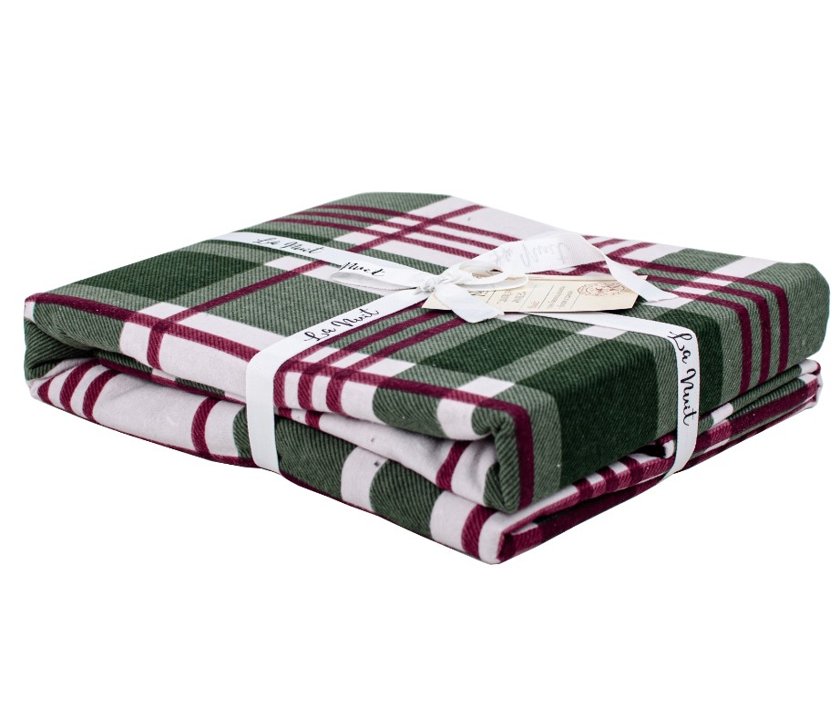 Підковдра фланель Wales 160x220 см зелений La Nuit