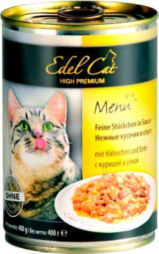 Консерва Edel Cat з куркою та качкою 400 г
